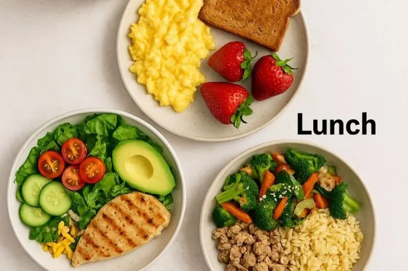 sample healthy nutrition plan