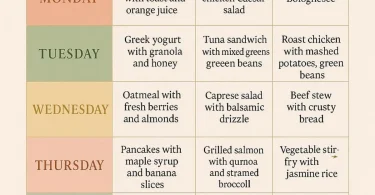 simple meal planning