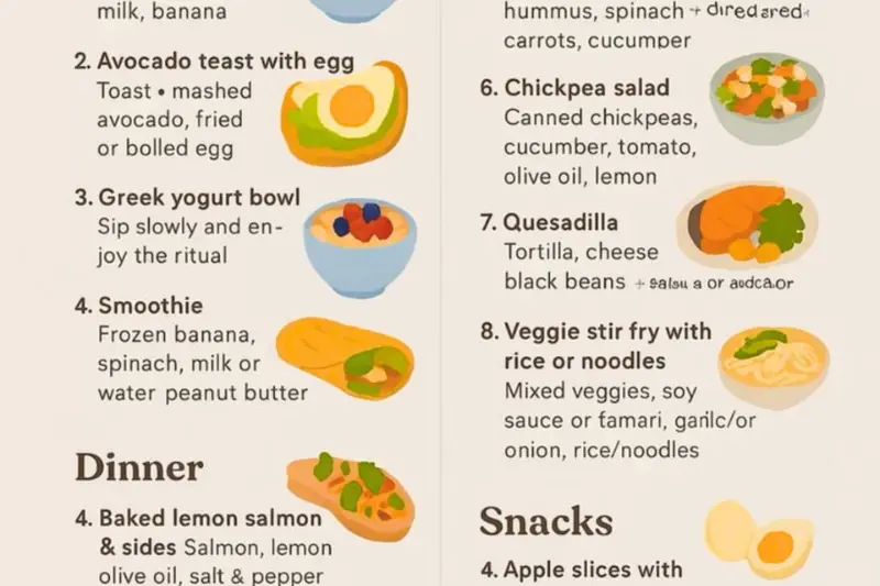 what is simple meal planning